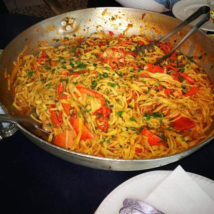 Pasta fresca con astice — Trattoria La Romagnola
