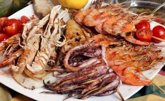 Grigliata di pesce dell'Adriatico