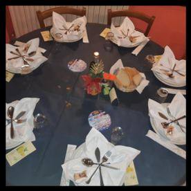 Tavola allestita per evento speciale