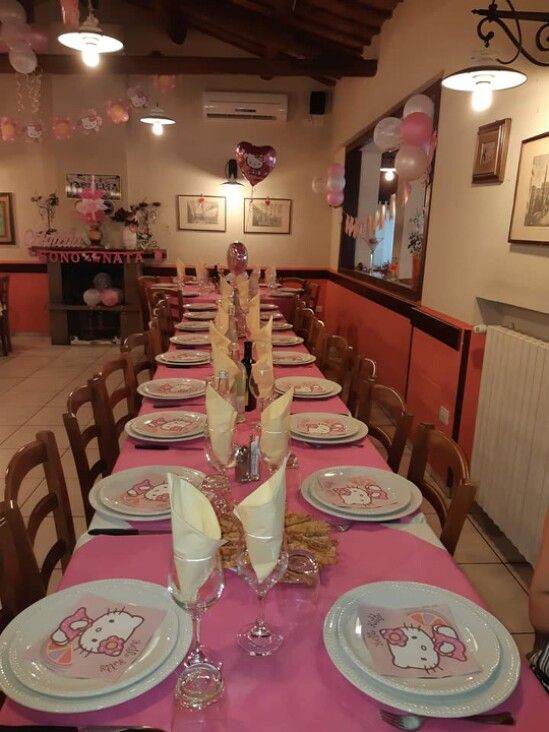 Sala allestita per evento privato - Trattoria La Romagnola